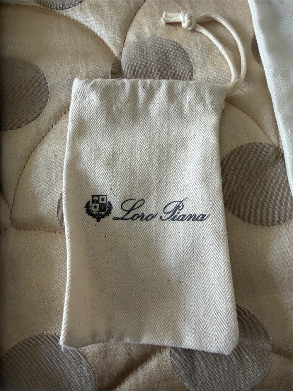 🗽Loro Piana Mini Drawstring Dust Bag - Cream